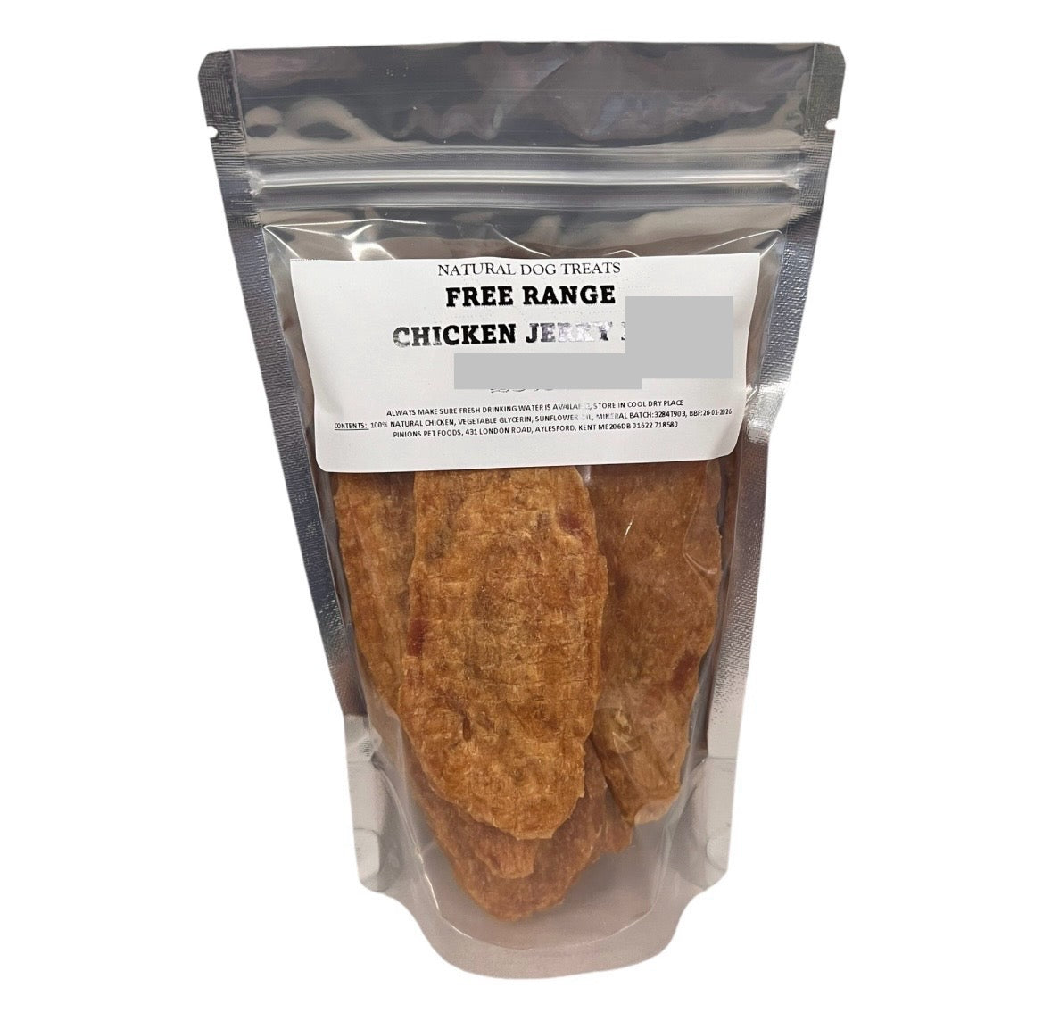 Free Range Chicken Jerky Fillets For Dogs