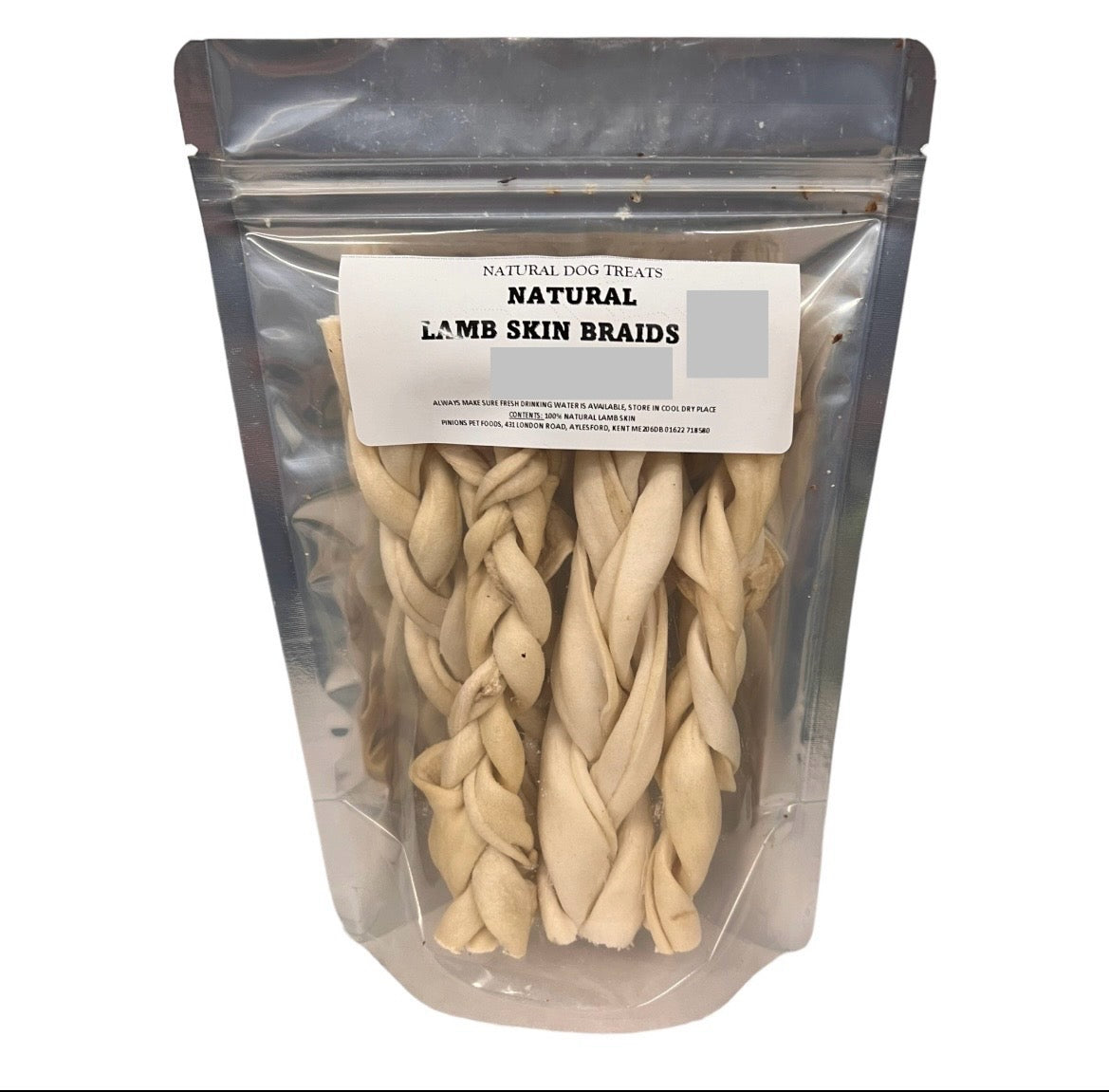 Lamb Skin Braids For Dogs