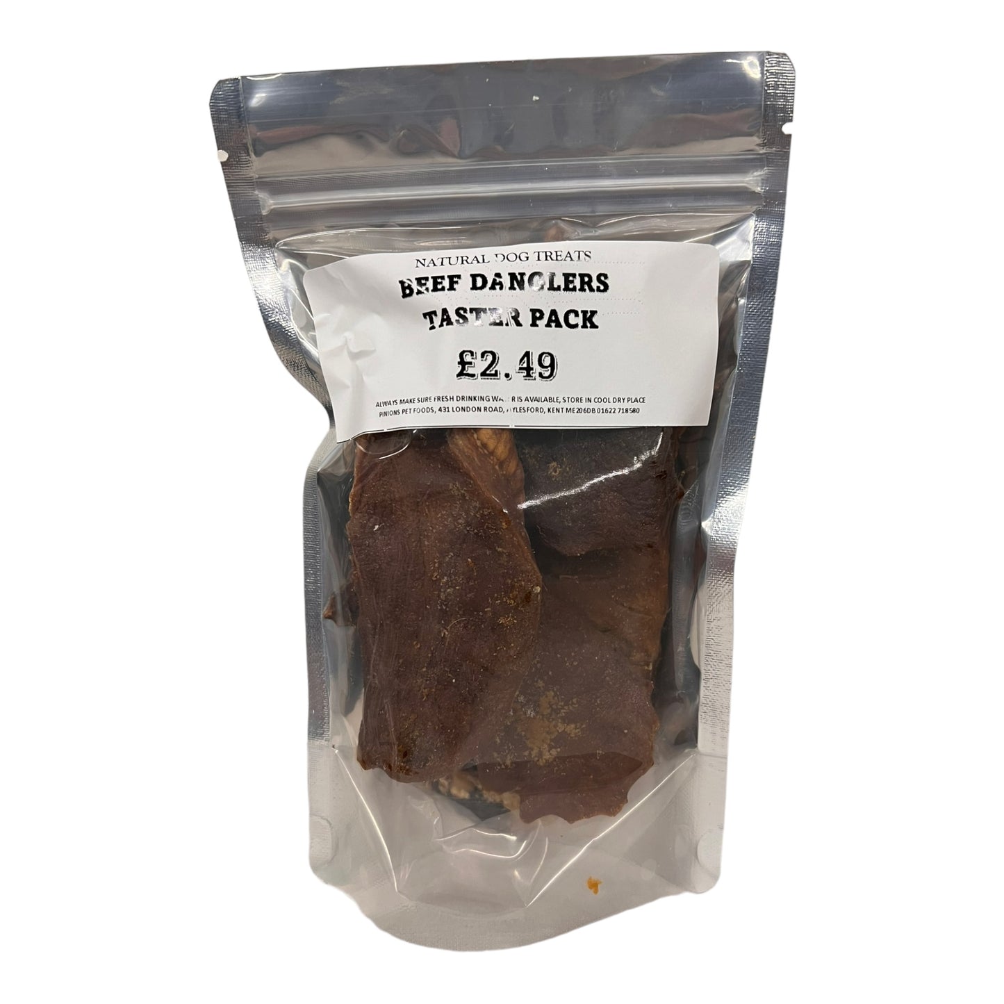 Beef/Bully Danglers Natural Dog Treat.