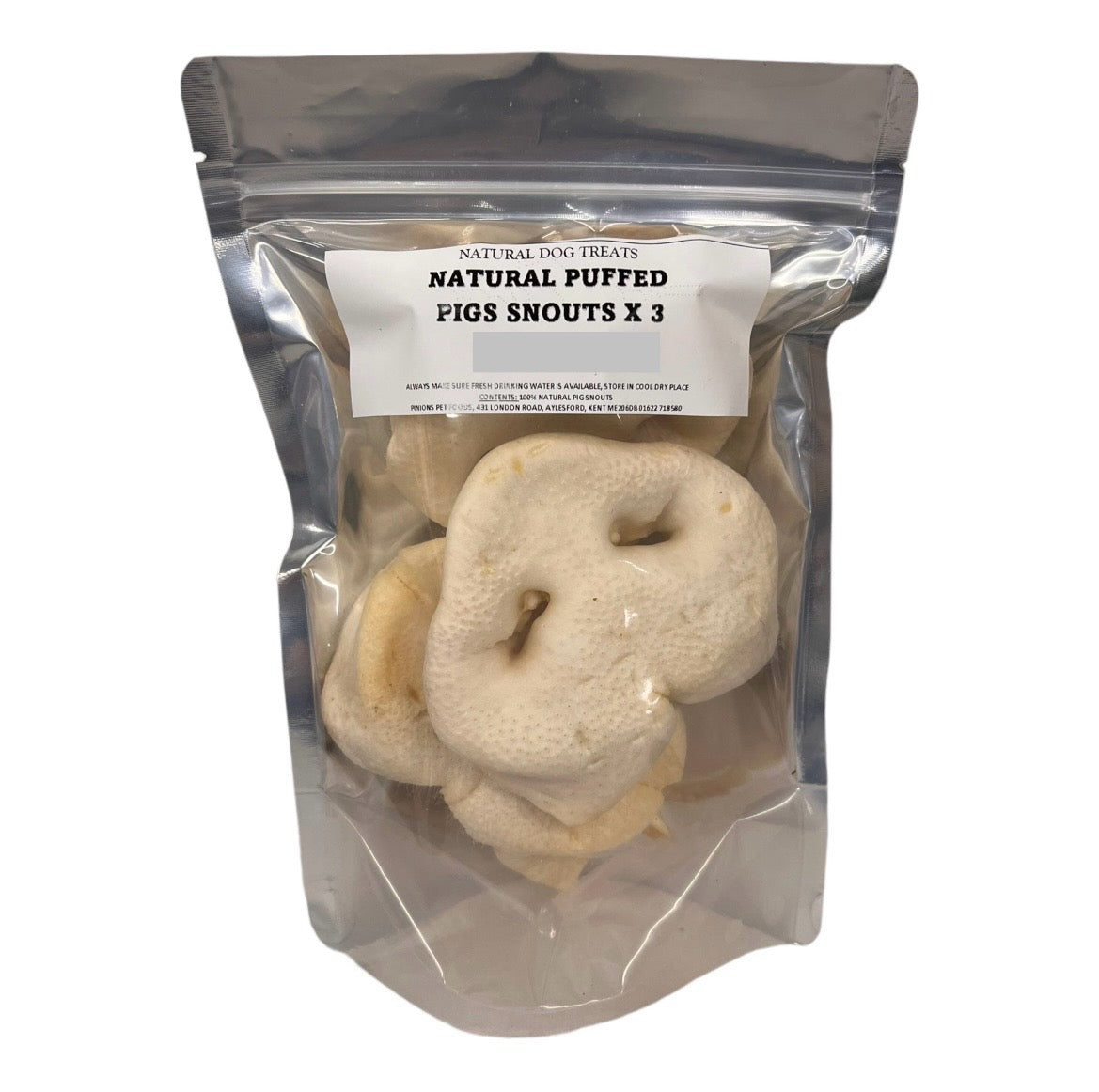 Puffed Pigs Snouts Pack of 3
