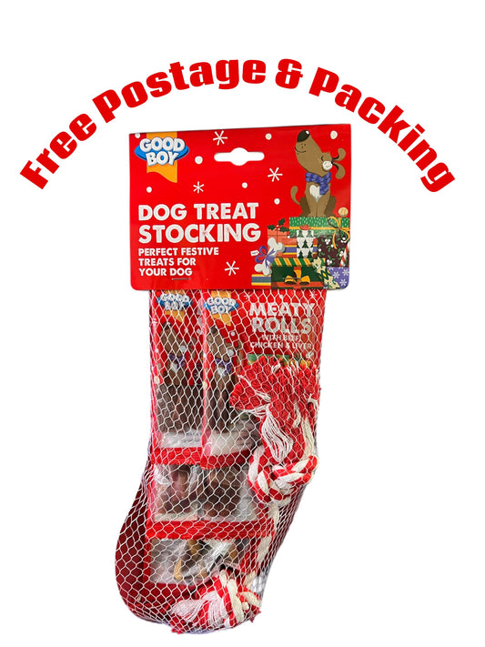 Christmas Dog Treat Stocking By Good Boy